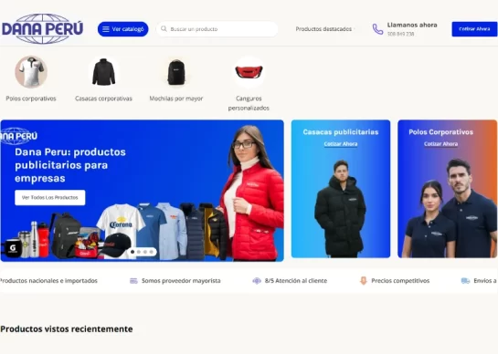 Portafolio diseño web danaperu